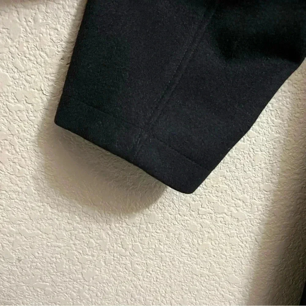 Cardinal of Canada Mens Jacket Medium Black Wool Blend Quilted Full Zip Overcoat - Picture 13 of 16